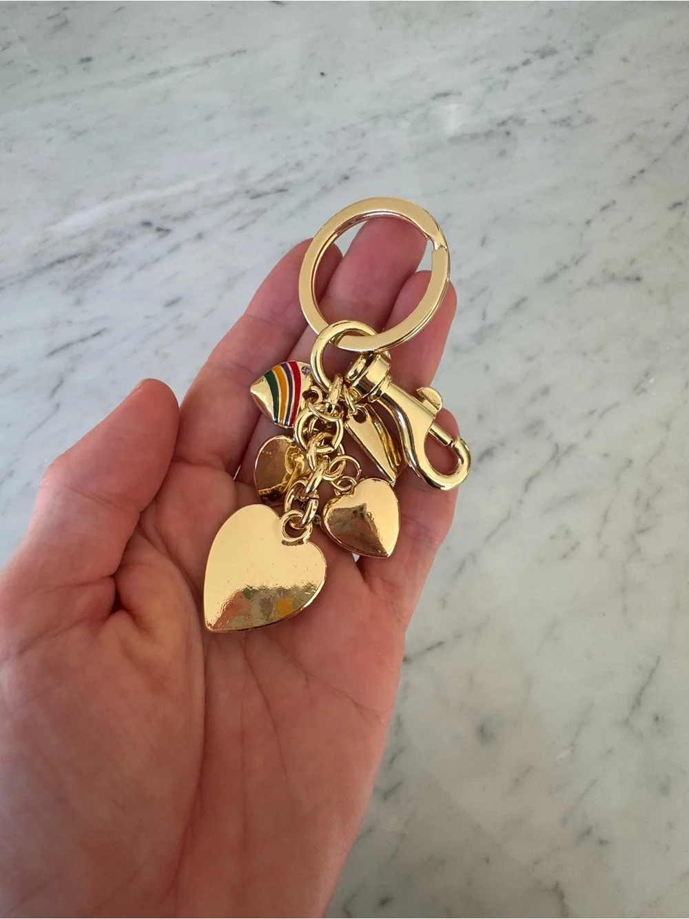 Heart Bag Charm Keychain